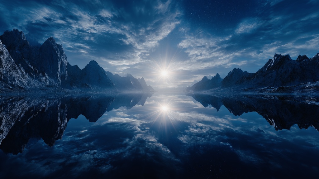 幻想的な空と雲の背景素材【高画質10枚】Vol.08