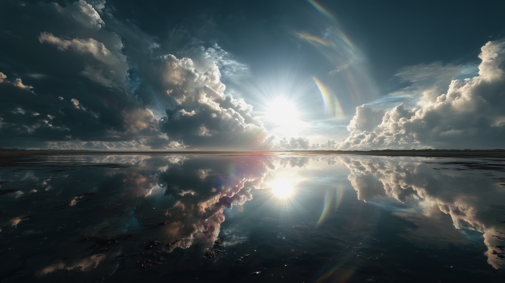 幻想的な空と雲の背景素材【高画質10枚】Vol.08