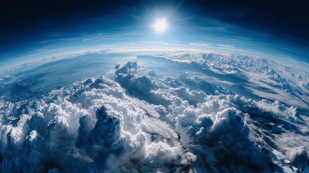 幻想的な空と雲の背景素材【高画質10枚】Vol.08