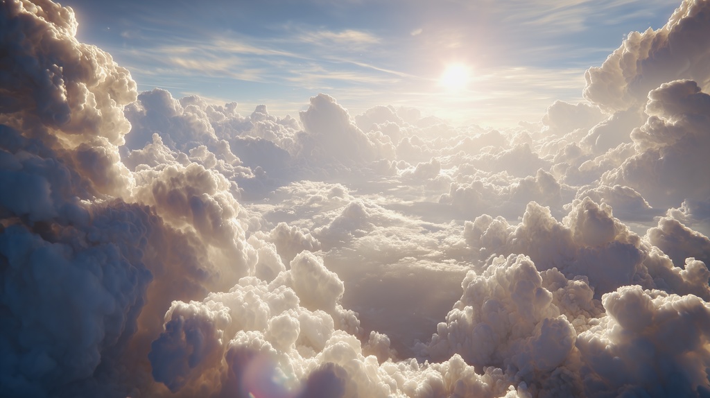 幻想的な空と雲の背景素材【高画質10枚】Vol.09