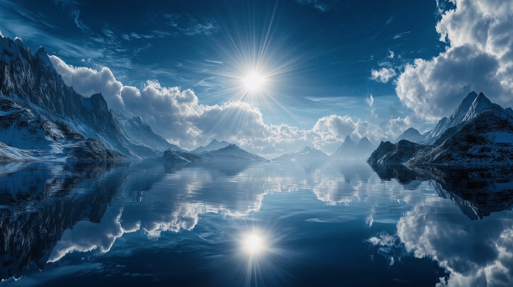 幻想的な空と雲の背景素材【高画質10枚】Vol.10