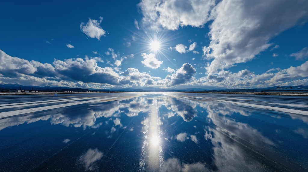 幻想的な空と雲の背景素材【高画質10枚】Vol.18〈快晴編〉