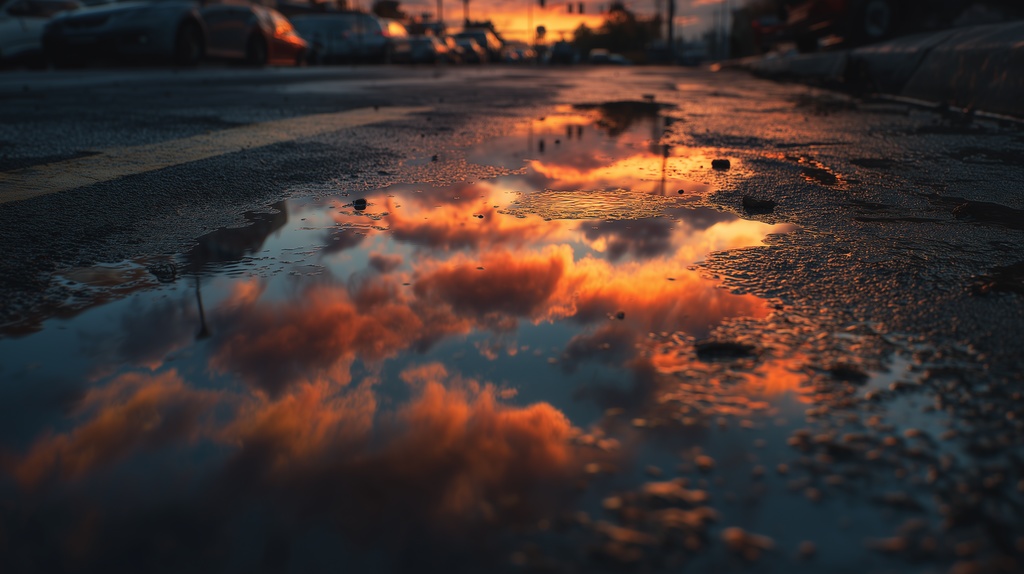 幻想的な空と雲の背景素材【高画質10枚】Vol.21〈夕焼け編〉