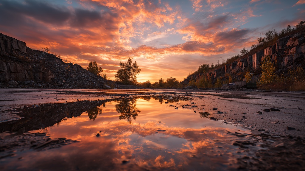 幻想的な空と雲の背景素材【高画質10枚】Vol.26〈夕焼け編〉