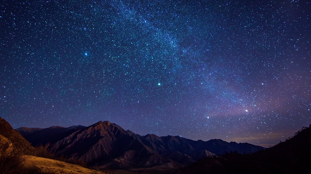 幻想的な空と雲の背景素材【高画質10枚】Vol.31〈夜空編〉