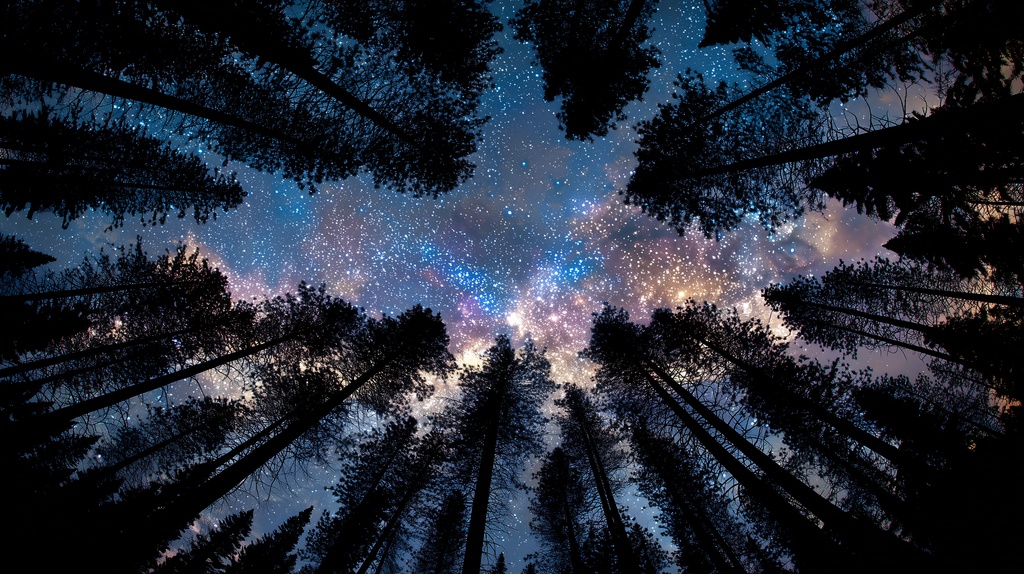 幻想的な空と雲の背景素材【高画質10枚】Vol.32〈夜空編〉