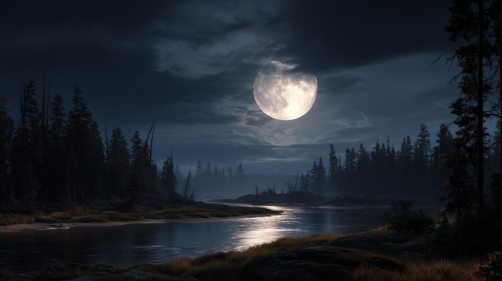 幻想的な空と雲の背景素材【高画質10枚】Vol.32〈夜空編〉