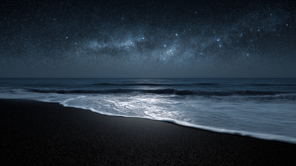 幻想的な空と雲の背景素材【高画質10枚】Vol.40〈夜空編〉