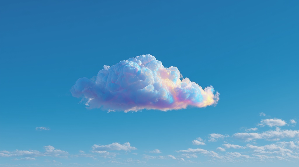 幻想的な空と雲の背景素材【高画質10枚】Vol.51〈彩雲編〉