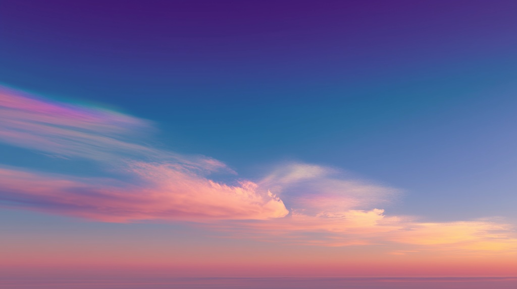 幻想的な空と雲の背景素材【高画質10枚】Vol.57〈彩雲編〉