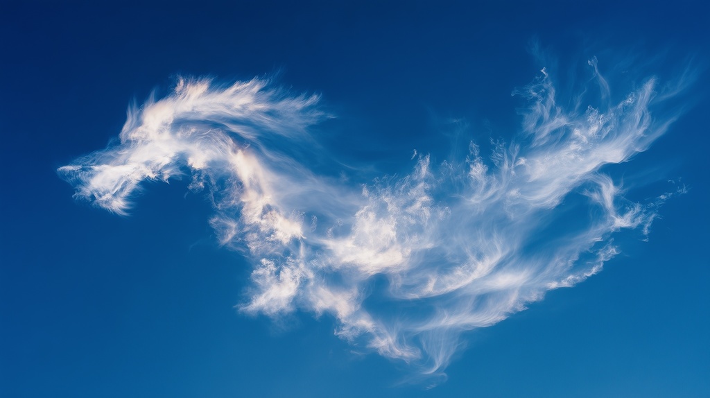 幻想的な空と雲の背景素材【高画質10枚】Vol.74〈龍雲編〉