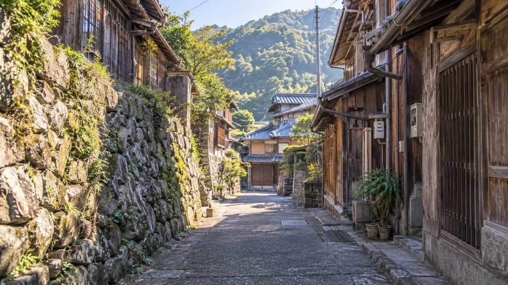 世界の路地裏(朝・昼編)|背景素材10枚セット|Vol.171