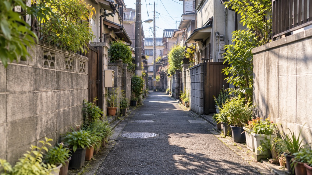 世界の路地裏(朝・昼編)|背景素材10枚セット|Vol.172