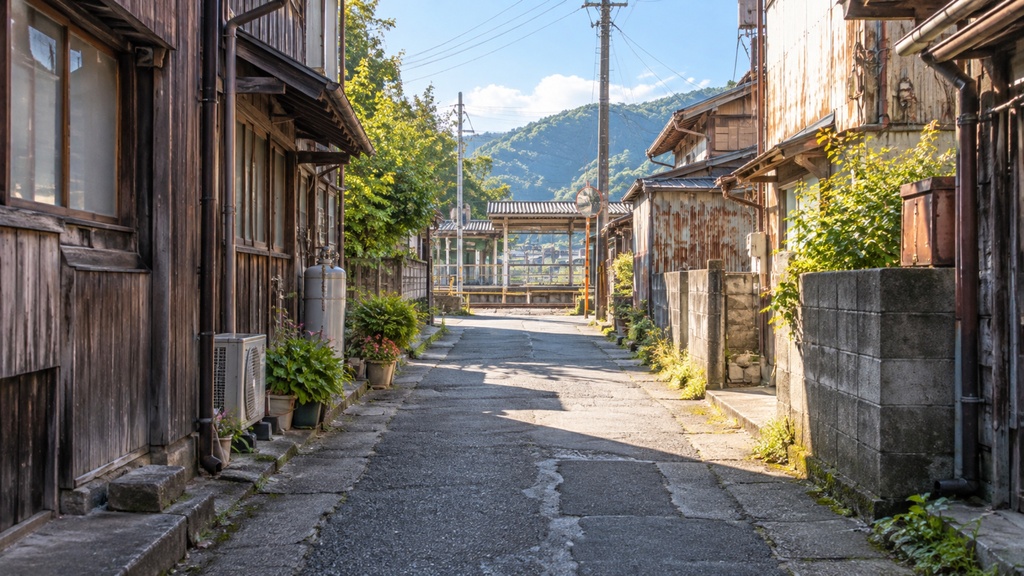 世界の路地裏(朝・昼編)|背景素材10枚セット|Vol.172
