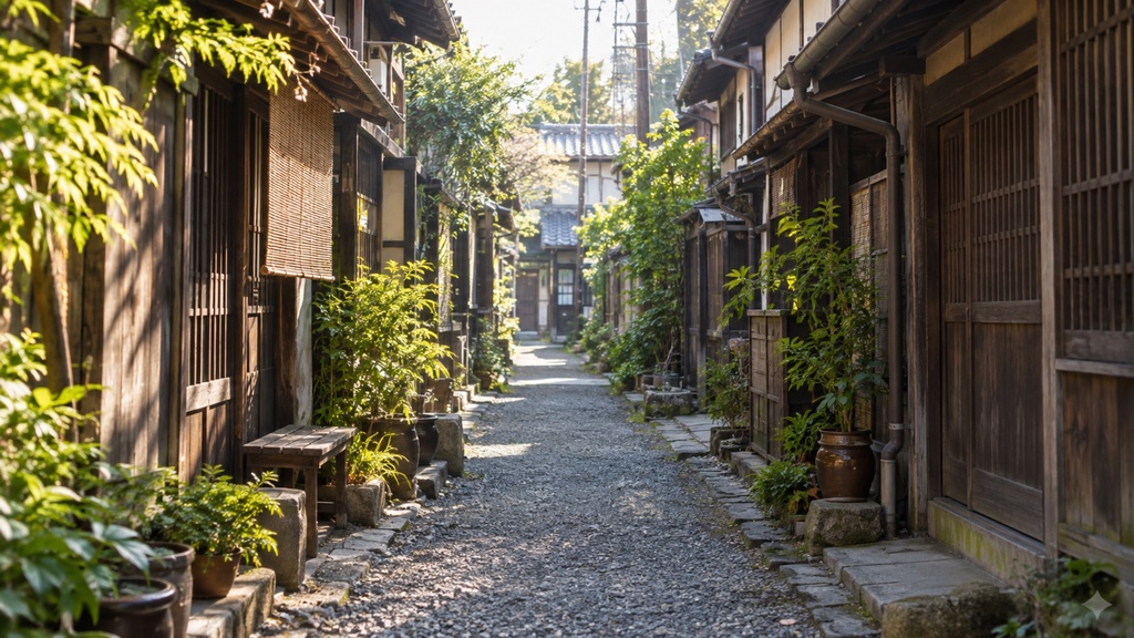 世界の路地裏(朝・昼編)|背景素材10枚セット|Vol.173