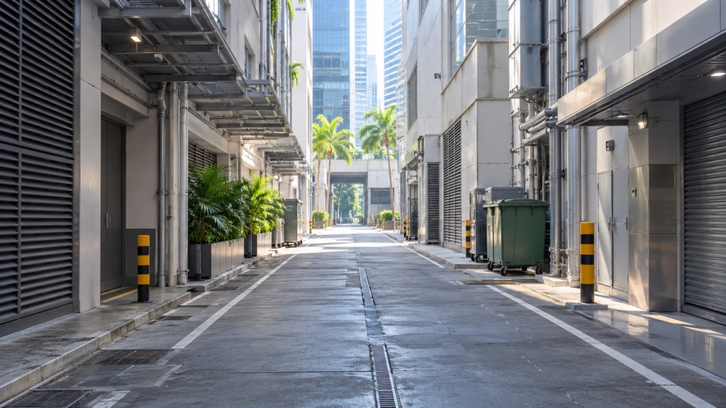 世界の路地裏(朝・昼編)|背景素材10枚セット|Vol.173