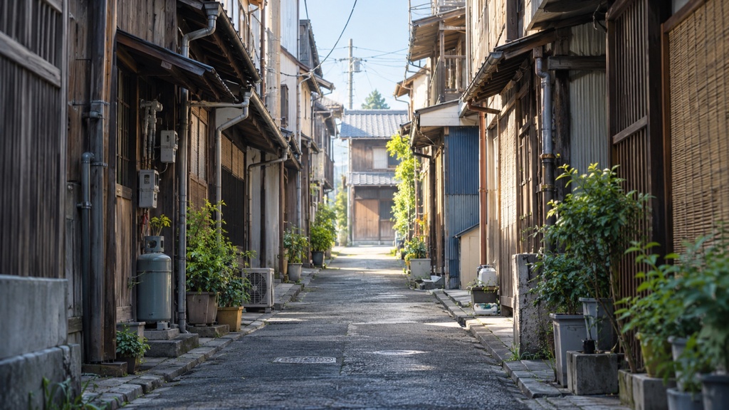 世界の路地裏(朝・昼編)|背景素材10枚セット|Vol.174