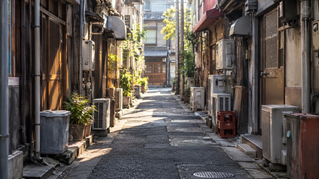 世界の路地裏(朝・昼編)|背景素材10枚セット|Vol.175
