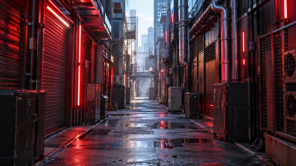 世界の路地裏(朝・昼編)|背景素材10枚セット|Vol.177