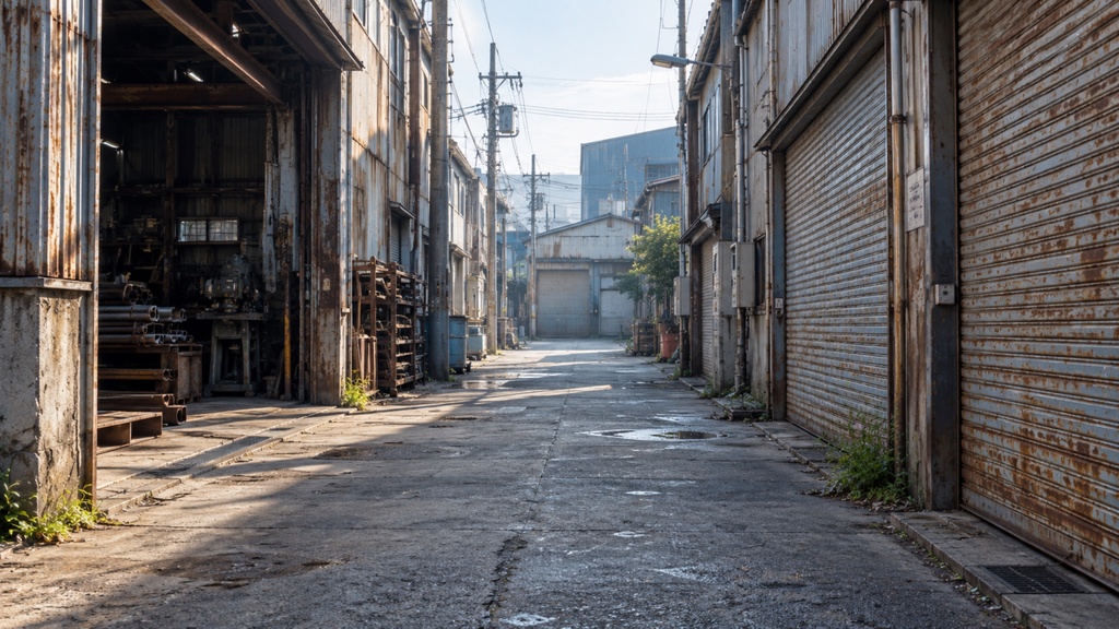 世界の路地裏(朝・昼編)|背景素材10枚セット|Vol.177