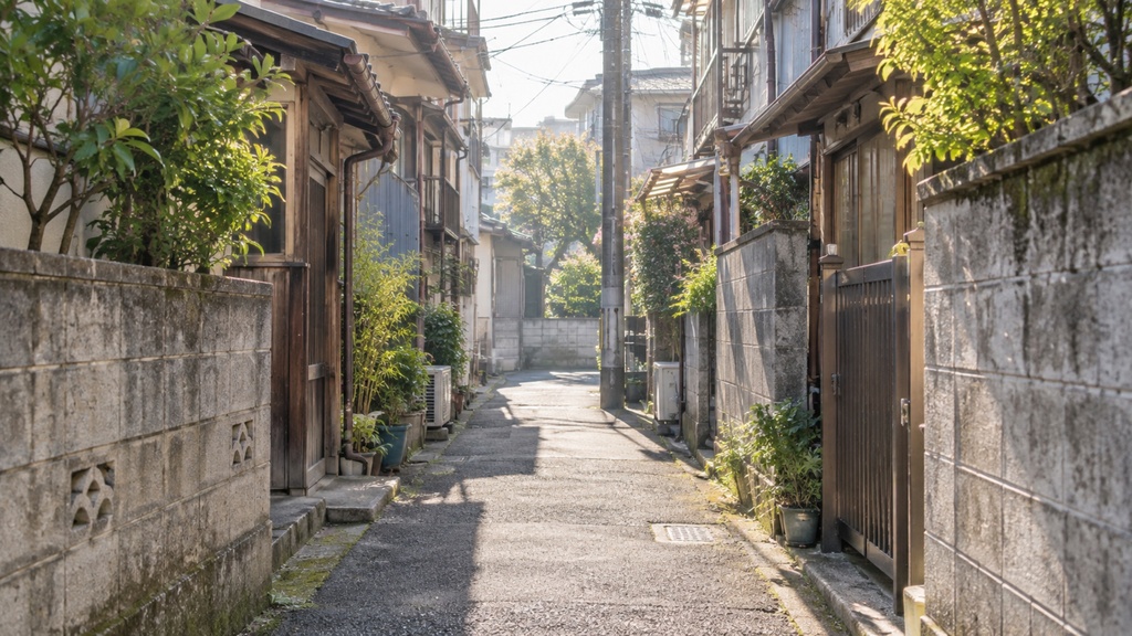 世界の路地裏(朝・昼編)|背景素材10枚セット|Vol.178