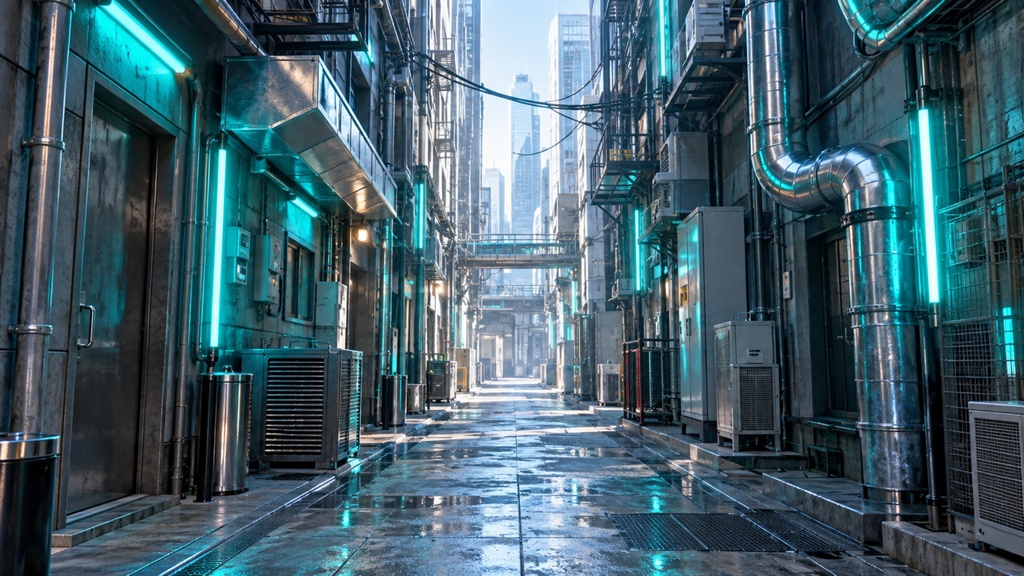 世界の路地裏(朝・昼編)|背景素材10枚セット|Vol.178