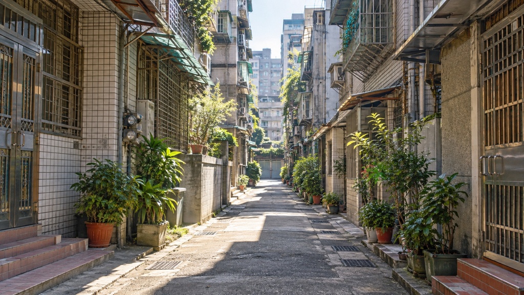 世界の路地裏(朝・昼編)|背景素材10枚セット|Vol.179