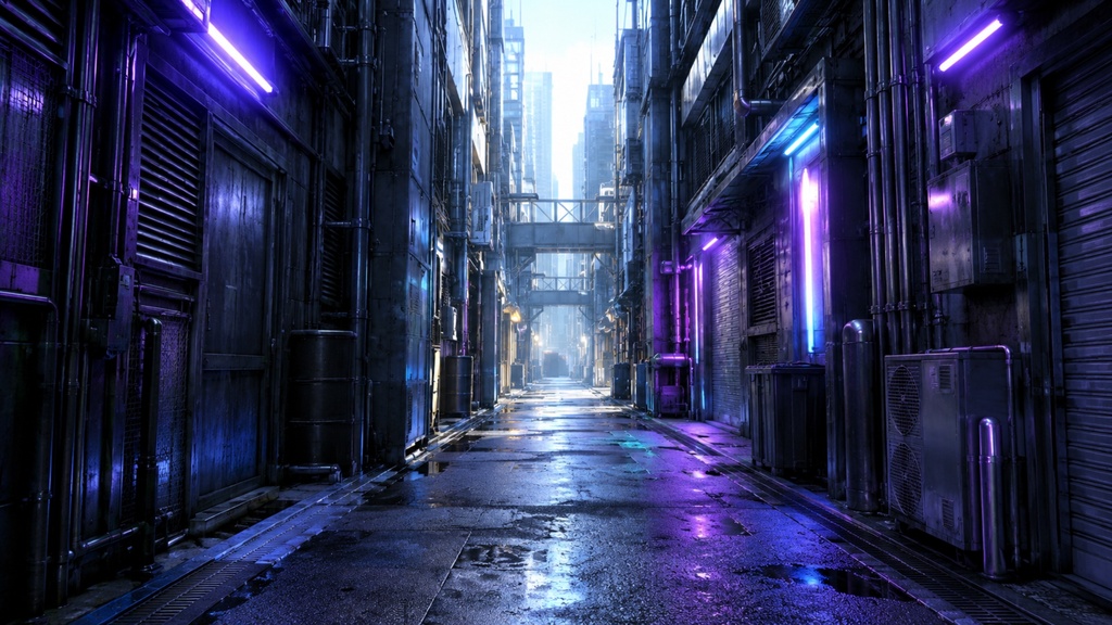 世界の路地裏(朝・昼編)|背景素材10枚セット|Vol.179