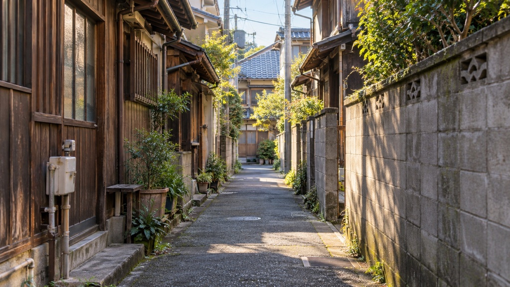 世界の路地裏（朝・昼編）｜背景素材10枚セット｜Vol.180