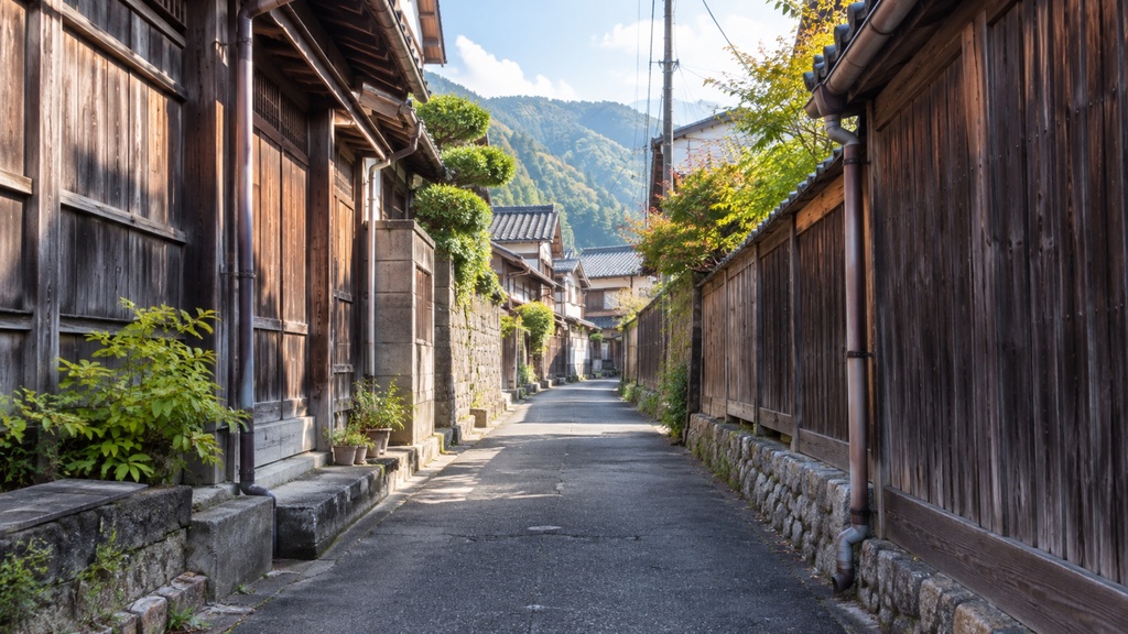 世界の路地裏(朝・昼編)|背景素材10枚セット|Vol.180