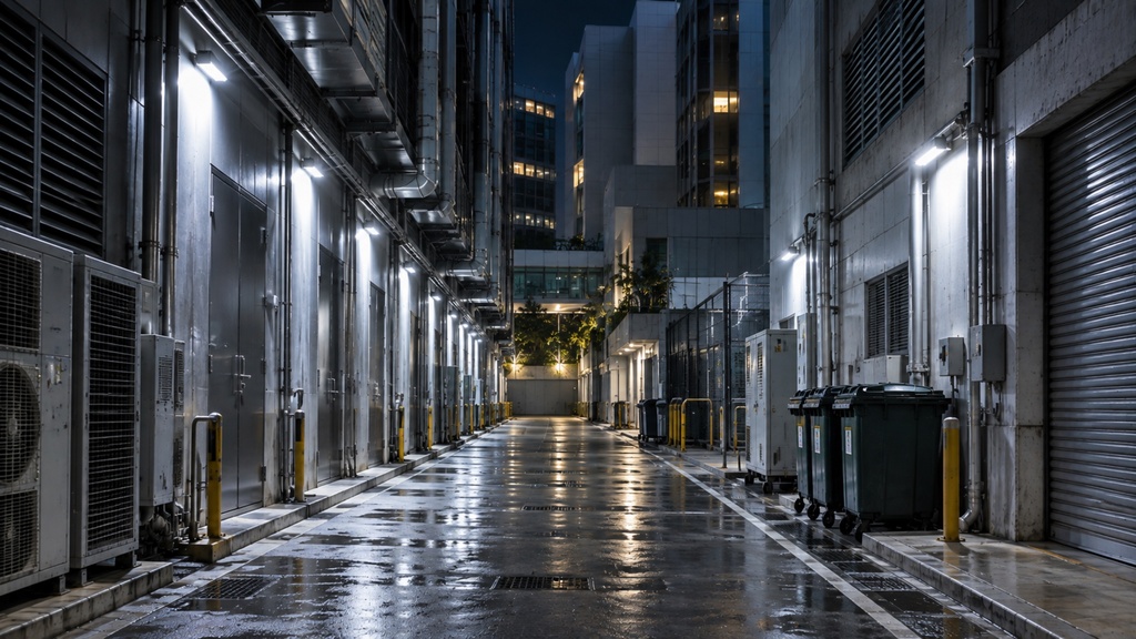 世界の路地裏（夜編）｜背景素材10枚セット｜Vol.183