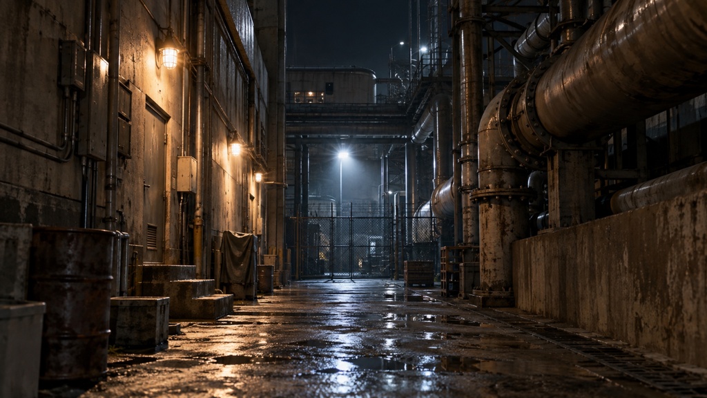世界の路地裏(夜編)|背景素材10枚セット|Vol.184