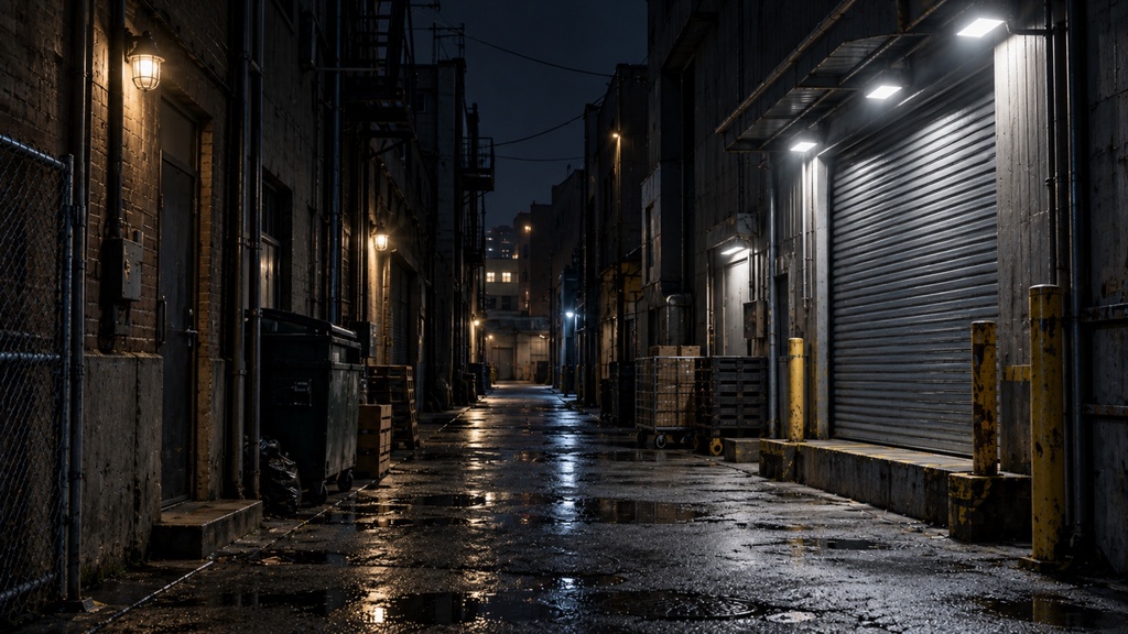 世界の路地裏(夜編)|背景素材10枚セット|Vol.189