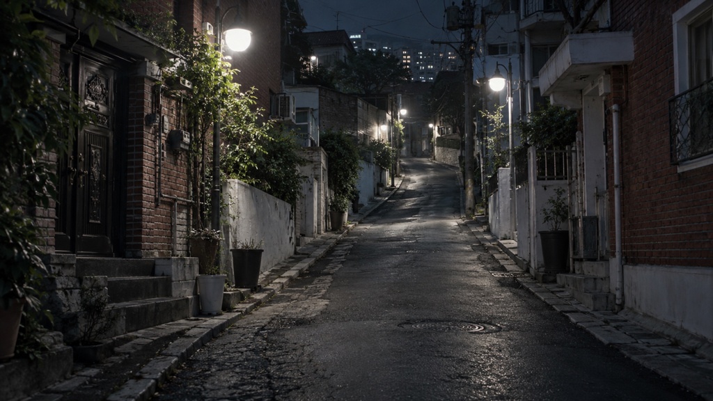 世界の路地裏(夜編)|背景素材10枚セット|Vol.190