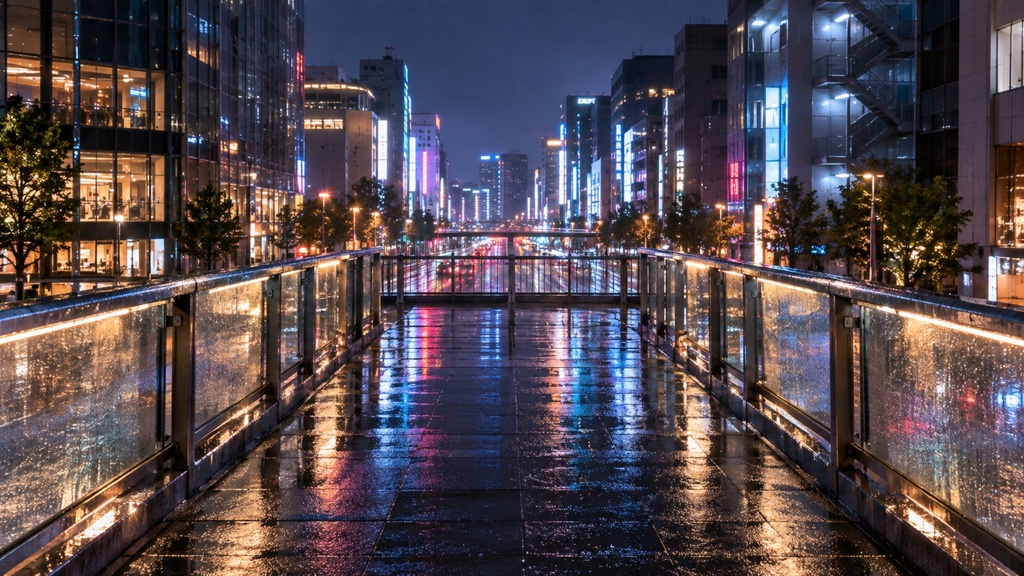 夜景の見える場所|背景素材10枚セット|Vol.214