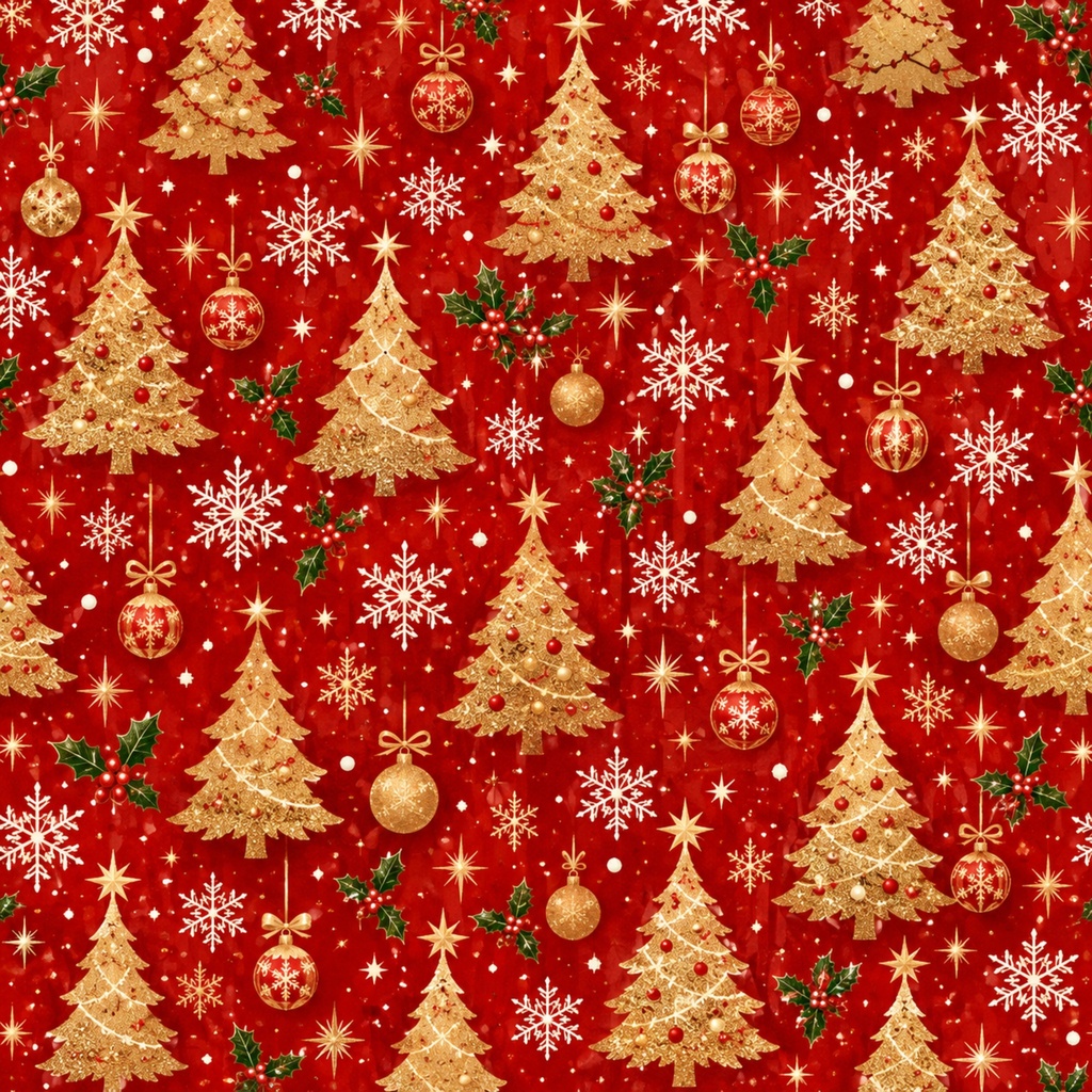 クリスマス柄デジタルペーパー|背景素材10枚セット|Vol.246