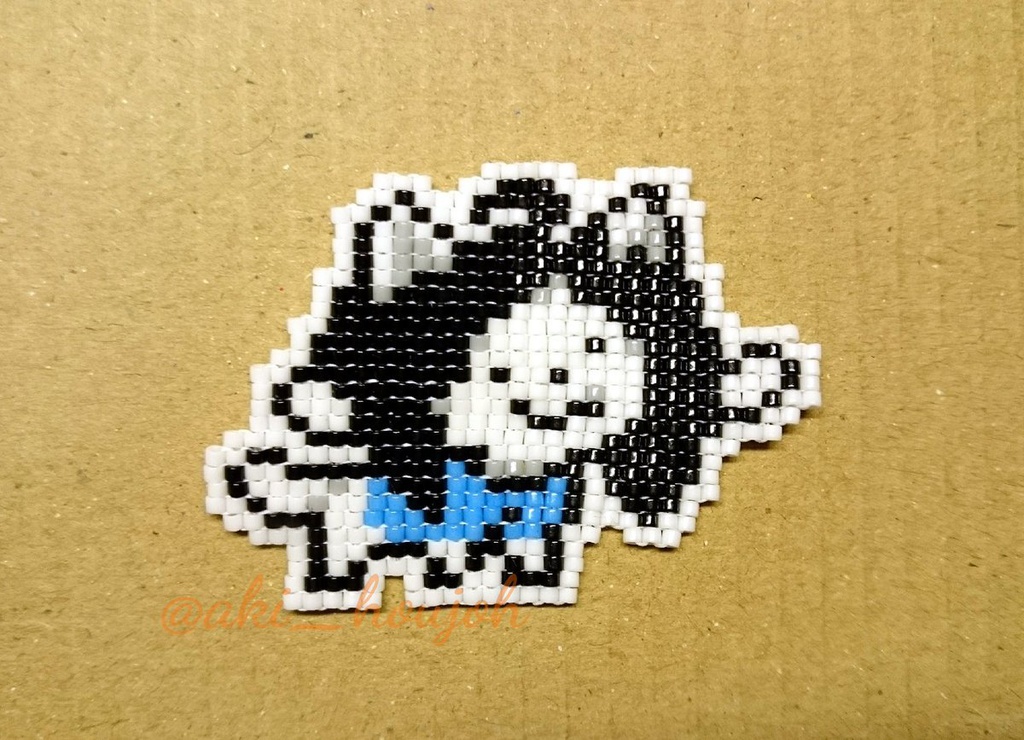 UNDERTALE　Temmie　ビーズストラップ