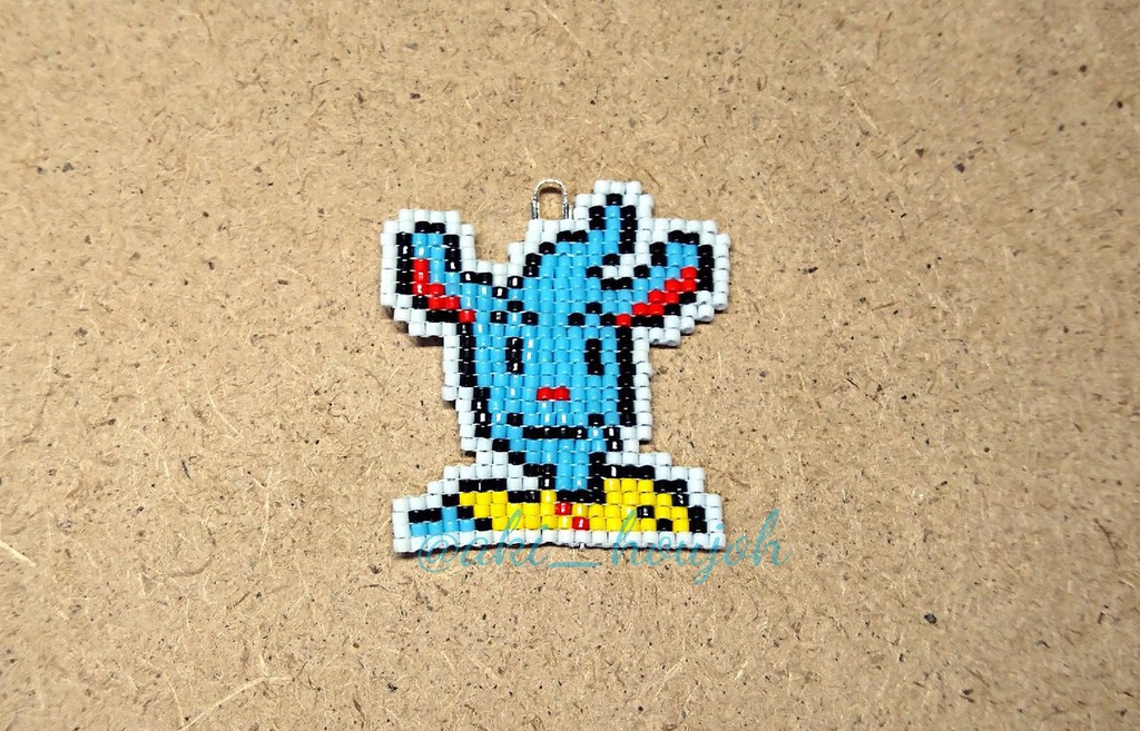 UNDERTALE NicecreamGuy ビーズストラップ