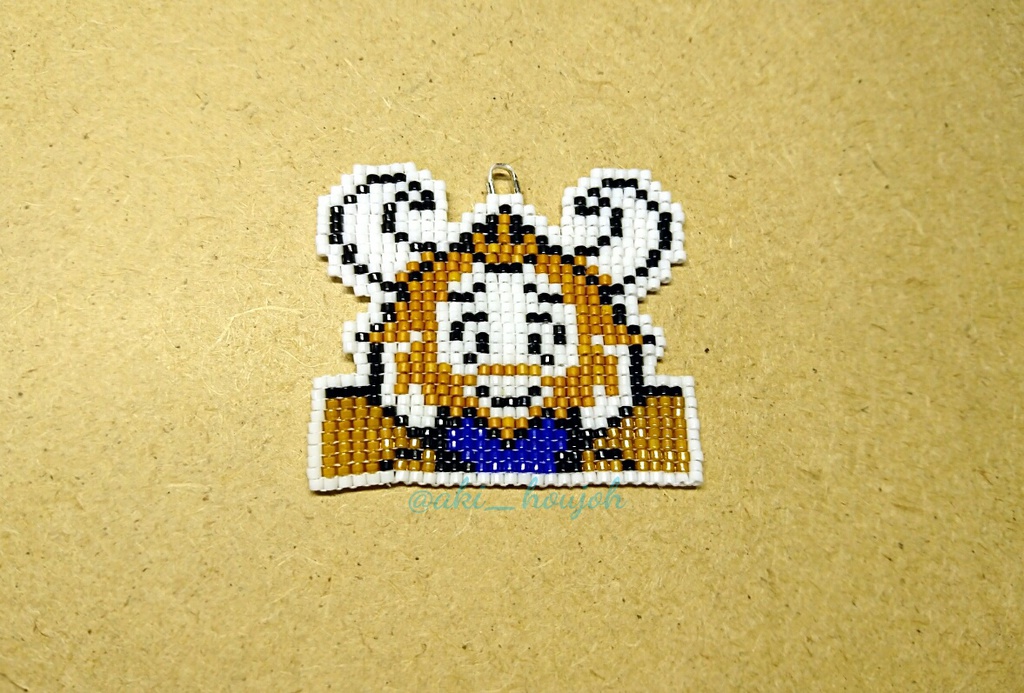 UNDERTALE　Asgore　ビーズストラップ