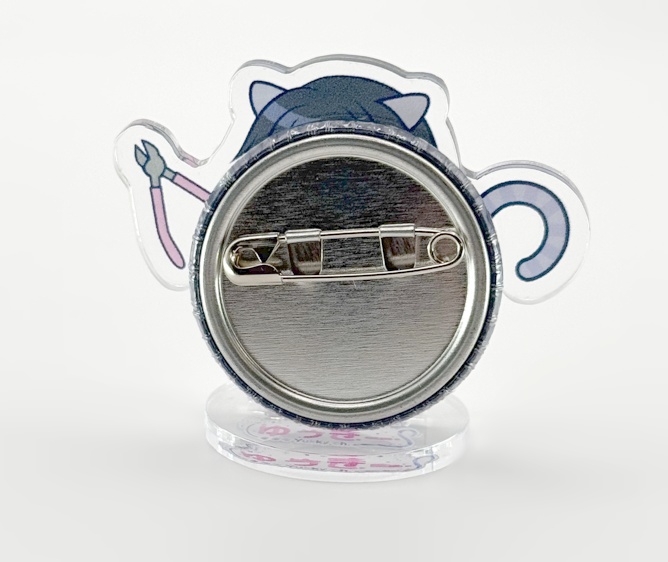 【2周年】ゆきねこ缶バッジ