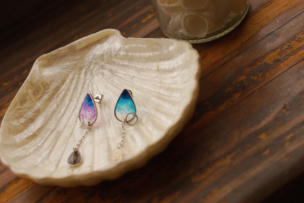 人魚の涙ピアス