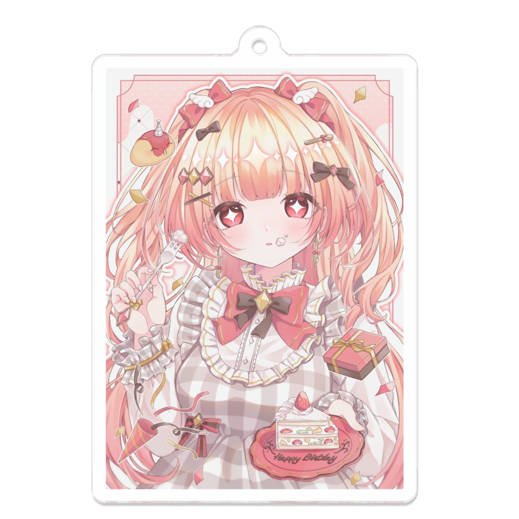 記念イラスト アクリルキーホルダー【2023誕生日グッズ】