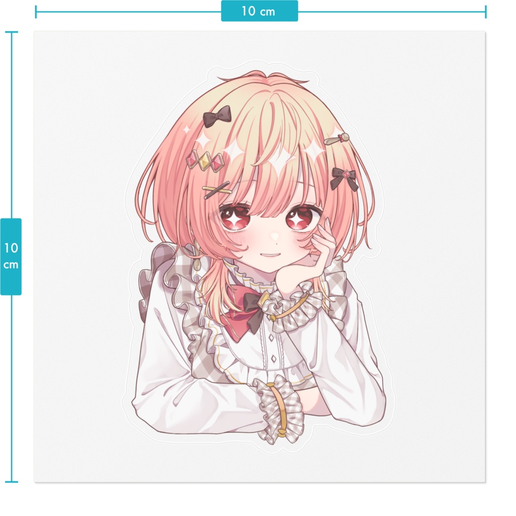 クリアな超かわステッカー【2024誕生日記念】