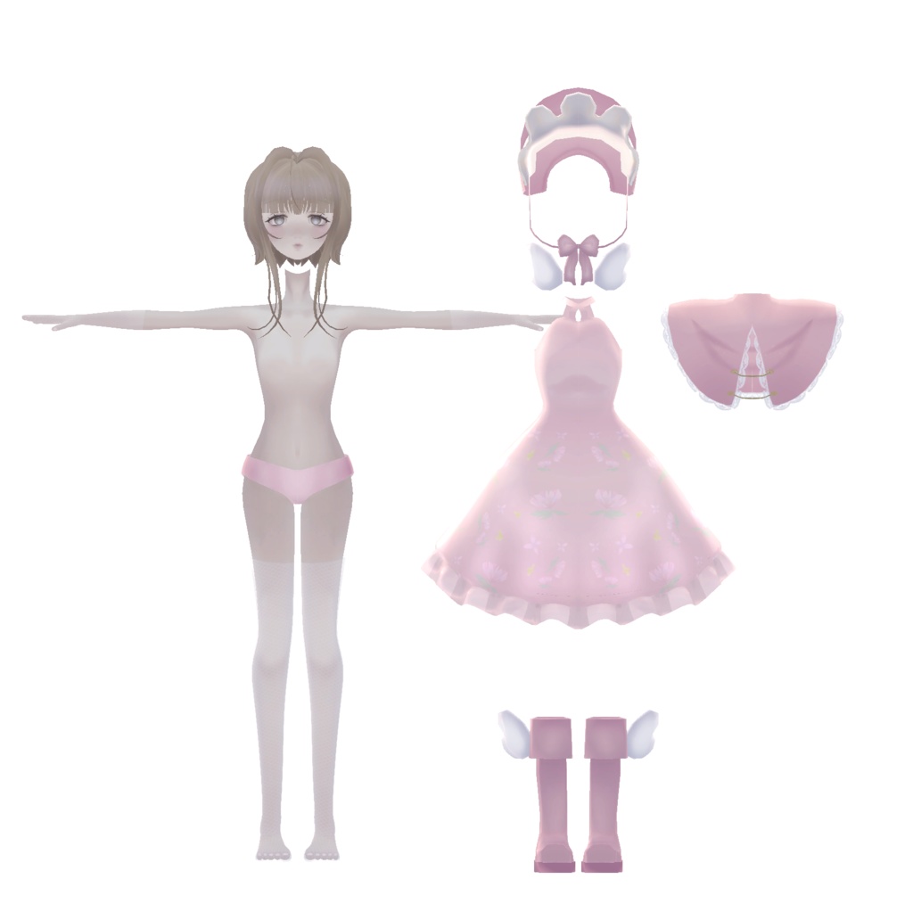 オリジナル3Dモデル 「いちみ ichimi」