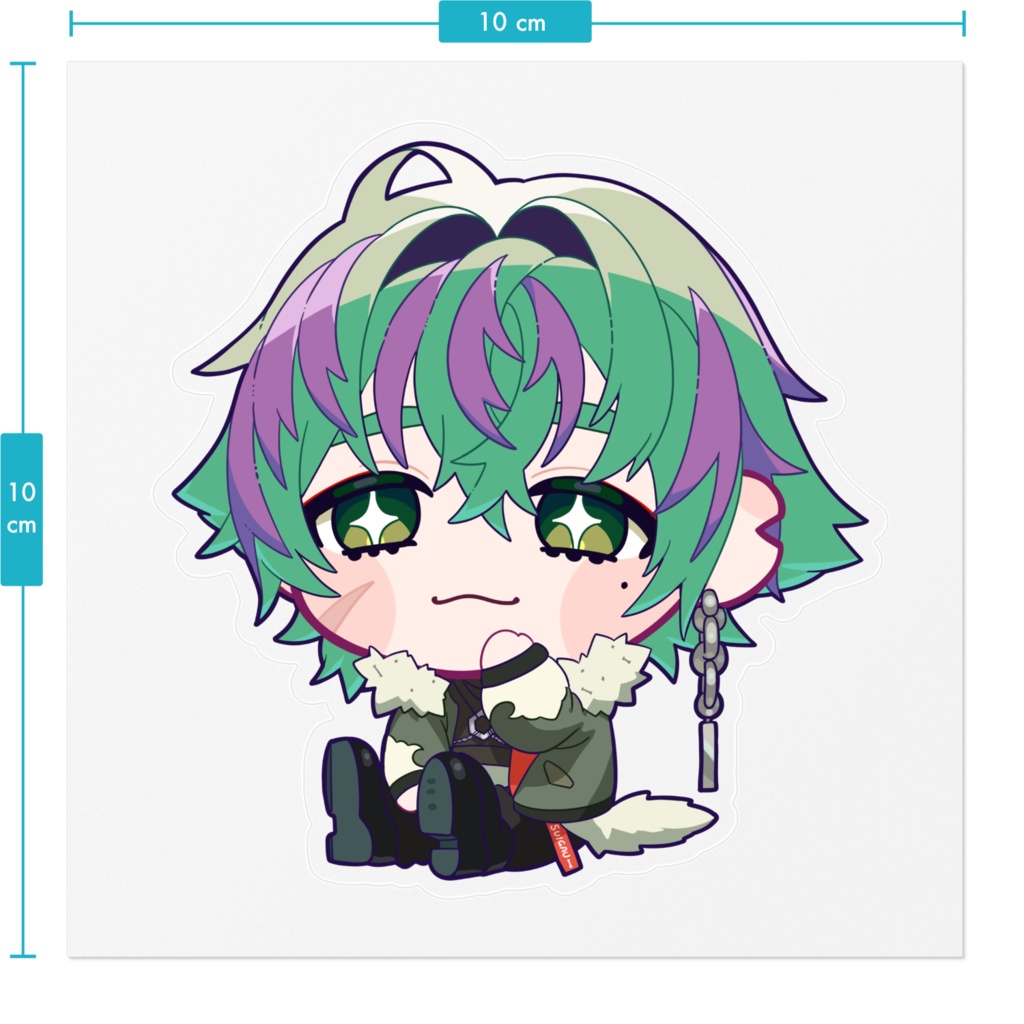 【2024 誕生日】翠狼がうSDキャラステッカー