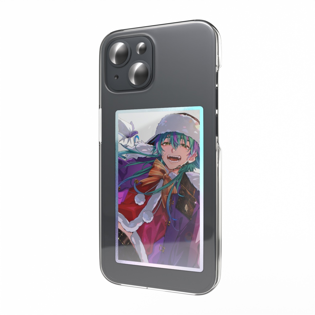 【2025 クリスマス】翠狼がうオーロラスマホステッカー