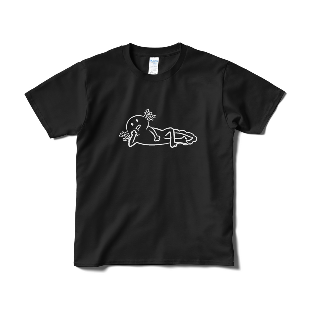 寝転ぶうーぱーるーぱーTシャツ