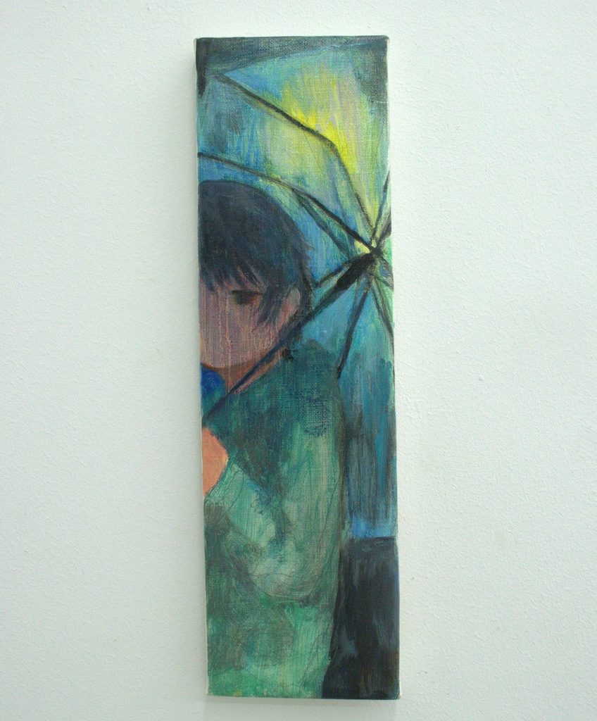 Even with an umbrella