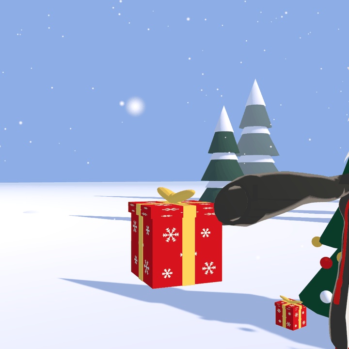 【MA対応・全アバター】ポンと開く!プレゼント交換ギミック【クリスマス・PC/Quest】