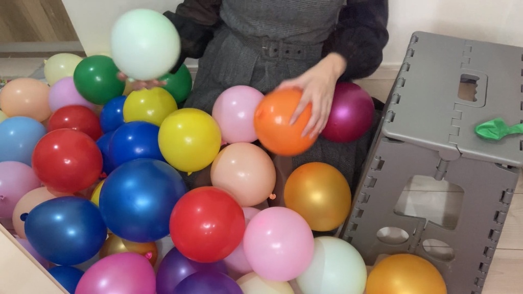 #3 まりなさんの風船膨らまし60個